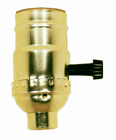 Satco 80/1004 80-1004 Satco 3-way Turn Knob Lamp Socket