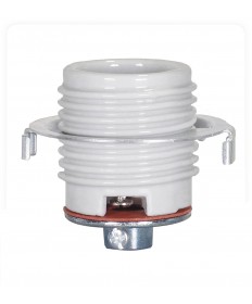 Satco 80/1078 MED. BASE SMOOTH GLAZED POR. 660 Watts 250 Volts Sockets