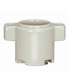 Satco 80/1097 Keyless Porcelain One Piece Sign Socket Glazed