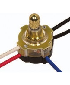 Satco 80/1137 Satco 80-1137 Satco 3-Way Metal Rotary Switch