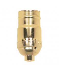 Satco 80/1218 Satco Standard Keyless Socket Medium Base Brite Gilt