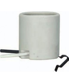 Satco 80/1222 Satco Keyless Porcelain Socket Medium Base w/Snap-in Clip 12" Leads