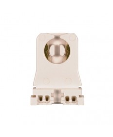 Satco 80/1254 Fluorescent T8/T12 Medium Profile Socket Slide on Mounting 20 Gauge Slots Upper and Lower Fluorescent Lamp