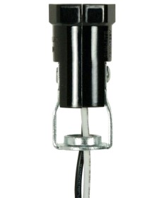 Satco 80/1300|1-3/4" OCT CAND SKT 26" LEADS 75 Watts Sockets &
