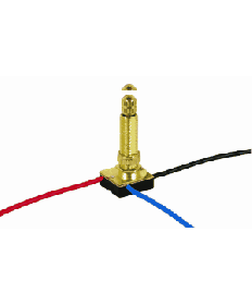 Satco 80/1365 Satco 80-1365 Brass 1-1/8" 3-Way Metal Rotary Switch