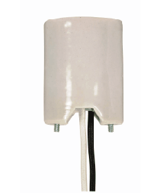 Satco 80/2093 Satco Glazed 4KV Keyless Porcelain E39 Mogul Socket 24" Inch Leads