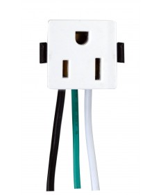 Satco 80/1432 PL CAST BRASS PUSH THRU SKT 660 Watts 250 Volts Sockets