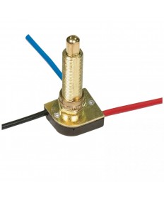 Satco 80/1411 BR FIN 3 WAY PUSH SW 1 1/2" Switches & Accessories Light