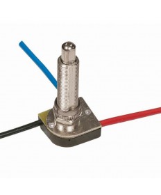 Satco 80/1412 NKL FIN 3 WAY PUSH SW 1 1/2" Switches & Accessories
