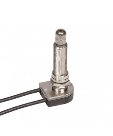 Satco 80/1414 NKL FIN ON/OFF ROT SW 1 1/2" Switches & Lamp Parts