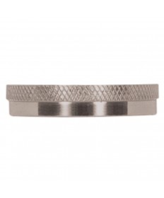 Satco 80/1451 Stamped Solid Brass Ring Polished Nickel Uno Ring
