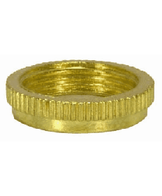 Satco Brass Finish Ring For Threaded Candelabra Base Socket