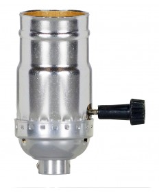 Satco 80/1506 COMPACT FL FULL THRD SOCKET 75 Watts 600 Volts Sockets &