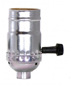 Satco 80/1542 NI 3WAY T/K QUICK SLIDE SKT 250 Watts 250 Volts Sockets