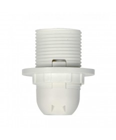 Satco|Nuvo 80/1650 | Satco Candelabra European Style Socket White 3 Piece Full Uno Thread and Ring