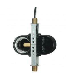 Satco 80/1664 Phenolic Double Light Offset Socket Cluster Medium Base 12 inch Leads