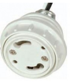 Satco 80/1716 Satco GU24 Threaded Phenolic Socket Cap w/Ring CFL Self Ballast