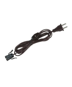 Satco 80/1782 CANDELABRA SKT W/SNAP W/6FT WH Sockets & Lampholders