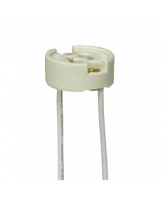 Satco 80/1816 GU7 Porcelain Halogen Socket 6" Leads 1000W 250V