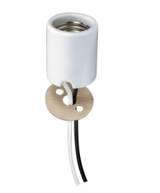 Satco 80/1877 4KV KEYLESS PORC SKT W/2 WIRE 660 Watts 600 Volts