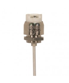 Satco 80/2004 Porcelain Halogen Socket R7S with 18'' inch Leads