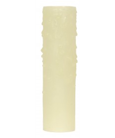 Satco 80/2084 Satco 6 inch 40W Max Ivory Bees Drip Medium Base Candle Cover