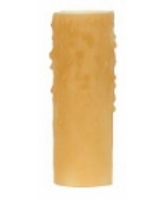Satco 80/2087 Satco 4 inch 40W Max Amber (Honey) Bees Drip Medium Base Candle Cover