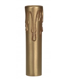 Satco 80/2144 4" FRENCH GOLD DRIP METAL Hardware & Lamp Parts Light