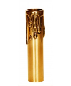 Satco 80/2145 4" POLISHED BRASS W/ ANT DRIP Hardware & Lamp Parts