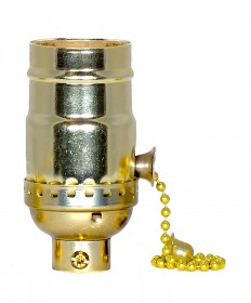 Satco 80/2186 BG PULL CHAIN SKT W/ 1/4 IP 660 Watts 250 Volts Sockets