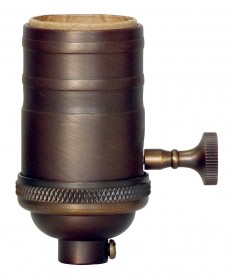 Satco 80/2253 DARK ANT S.B 4 PC CAST ON-OFF 250 Watts 250 Volts
