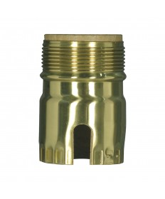 Satco 80/2300 POL BRS S.B. SHELL W/UNOTHREAD Sockets & Lampholders