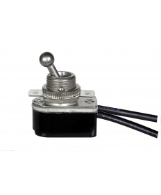 Satco 80/2317 NICKEL ON/OFF TOGGLE SWITCH Switches & Accessories Light