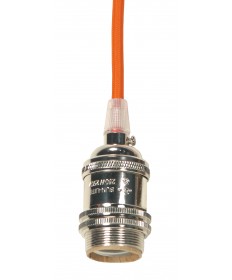 Satco 80/2344 KEYLESS POL NICKEL CAST SKT 660 Watts 250 Volts Sockets
