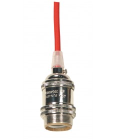 Satco 80/2379 KEYLESS POL NICKEL CAST SKT 660 Watts 250 Volts Sockets
