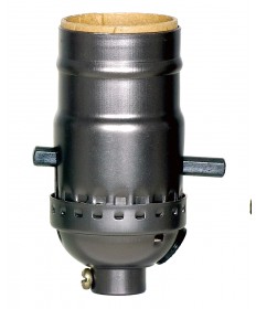 Satco 80/2438 DARK ANT. ON/OFF PUSH THRU SKT 660 Watts 250 Volts
