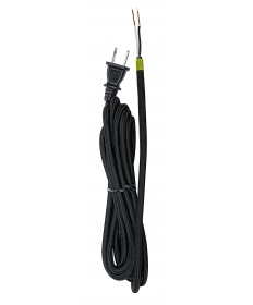 Satco 80/2466 12 FT 18/2 SVT BLACK RAYON Wire Light Bulb