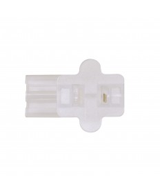 Satco 80/2518 CLEAR SILVER FEMALE SPT-1 PLUG 125 Volts Switches &