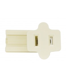 Satco 80/2521 WHITE FEMALE SPT-2 PLUG 125 Watts Hardware & Lamp Parts