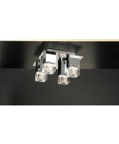 PLC Lighting 81234 PC 4 Light Ceiling Light Charme Collection