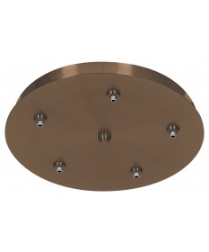 Access Lighting 87121UJ-BRZ Unijack Five -Port Round Canopy