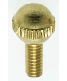 Satco 90/035 Satco 90-035 3/8" Burnished and Lacquered Solid Brass Ball