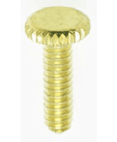 Satco 90/1154 Satco 90-1154 1/2" Brass Plated Steel Knurled Head Thumb Screw