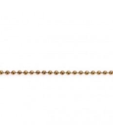 Satco 90/124 Satco 90-124 #6 Beaded Brass Chain 1/8" Diameter 100ft Spool