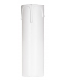 Satco 90/1264 Satco 90-1264 4 inch Antique Plastic w/Plastic Drip Candelabra Candle Cover
