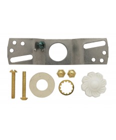 Satco 90/130 2" FINIAL BRASS FINISH Hardware & Lamp Parts Light Bulb