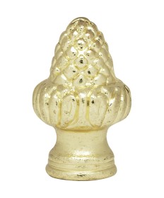 Satco 90/133 1 3/4" BR FIN ACORN FINIAL Hardware & Lamp Parts Light