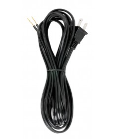 Satco 90/1415 12 FT BLACK CORD SET Wire Light Bulb