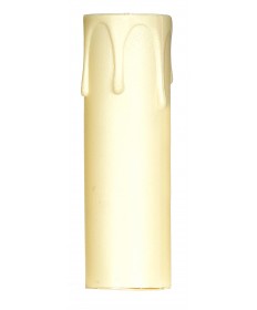 Satco 90/1512 Satco 90-1512 3 inch Antique Plastic w/Plastic Drip Candelabra Candle Cover