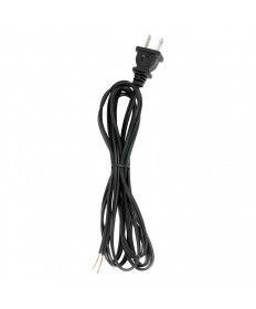 Satco 90/1525 Satco 90-1525 SPT-1 8FT Black 18/2 105C Cord Set